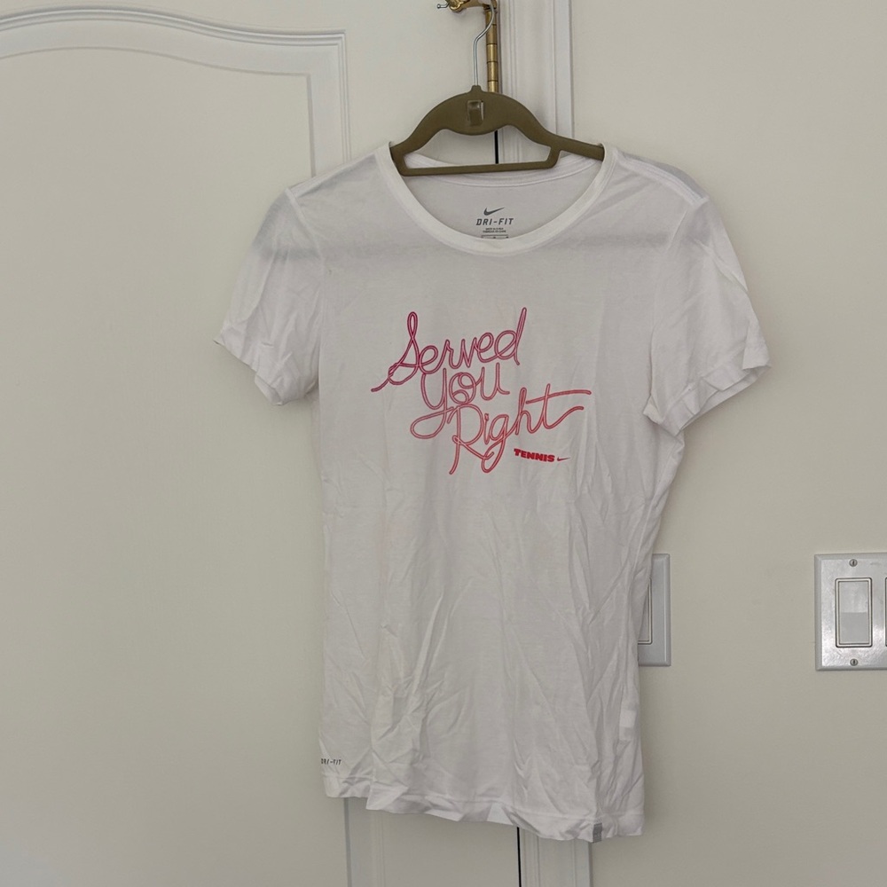 Nike White Dri-FIT Tee